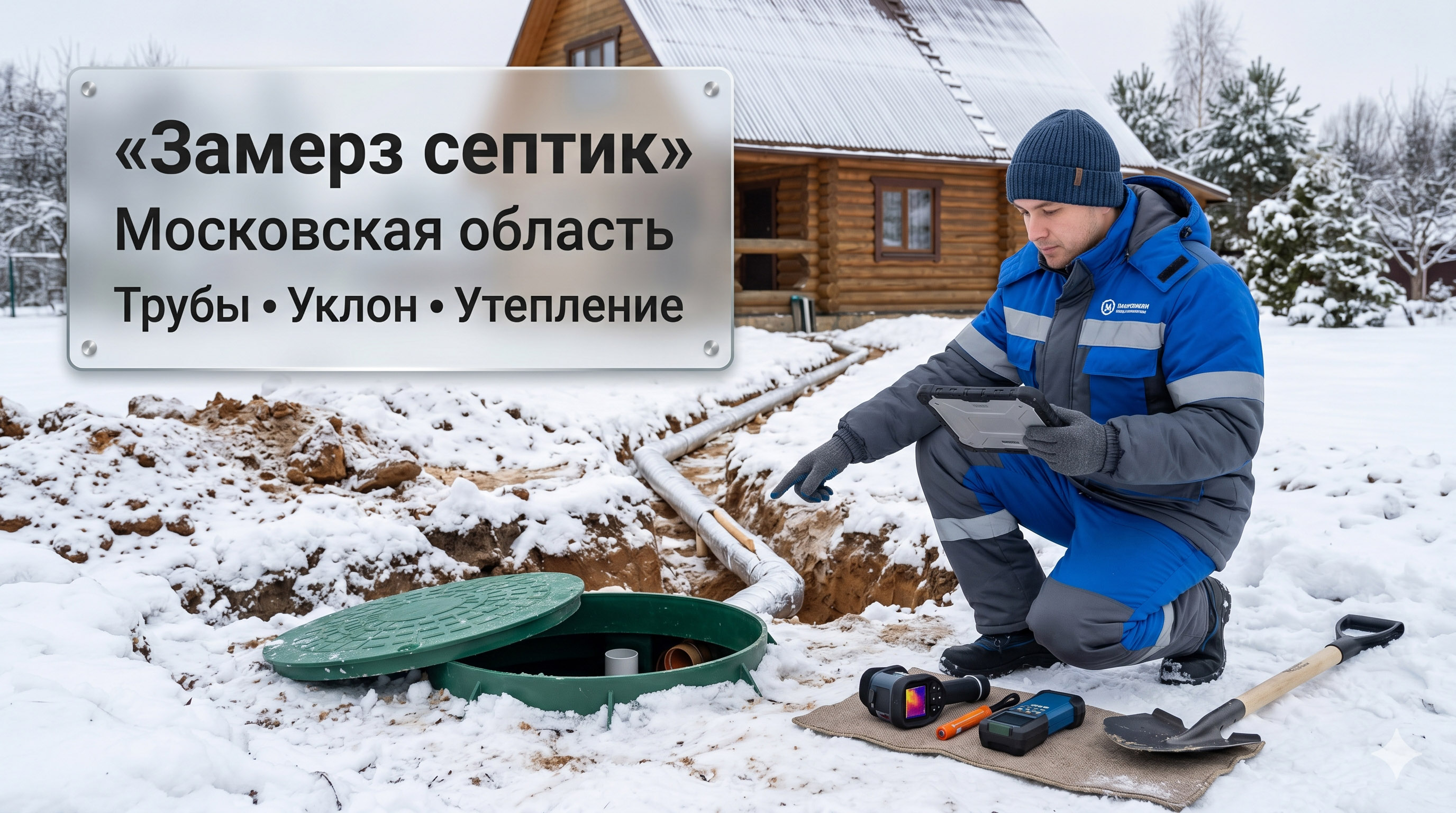 Замерз септик в Московской области: причины обледенения труб и алгоритм безопасной разморозки